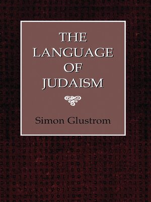 cover image of The Language of Judaism